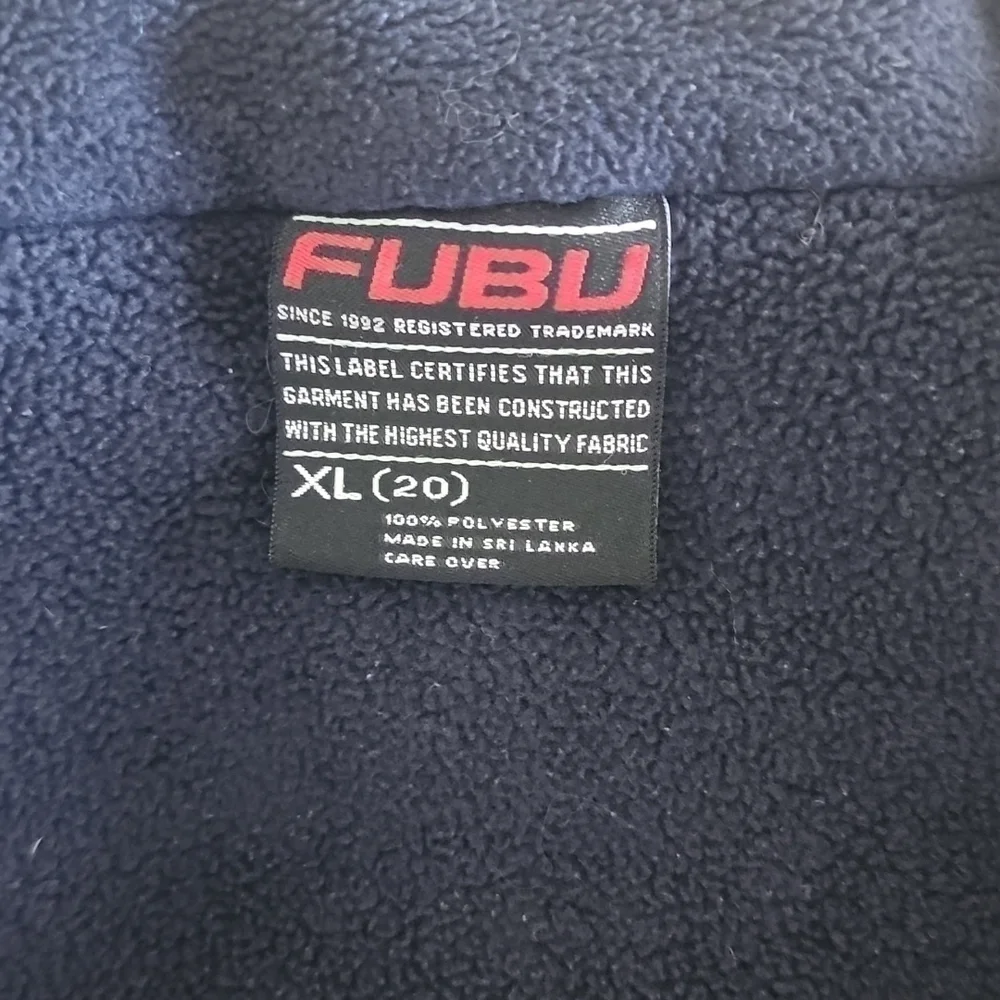 𝅺fubu Sports Vintage Men's Sweatshirt in Blue and Yellow - Picture 5 of 7